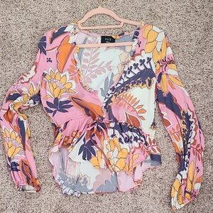 Vici Women's Floral Pink Top